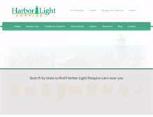 Tablet Screenshot of harborlighthospice.com